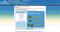 Desktop Screenshot of monroegardens.com